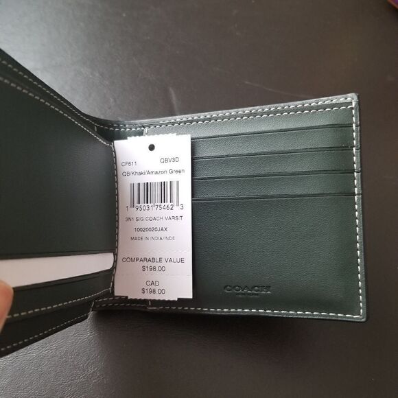 NWT Coach Men Wallet and Card Case - Picture 5 of 7